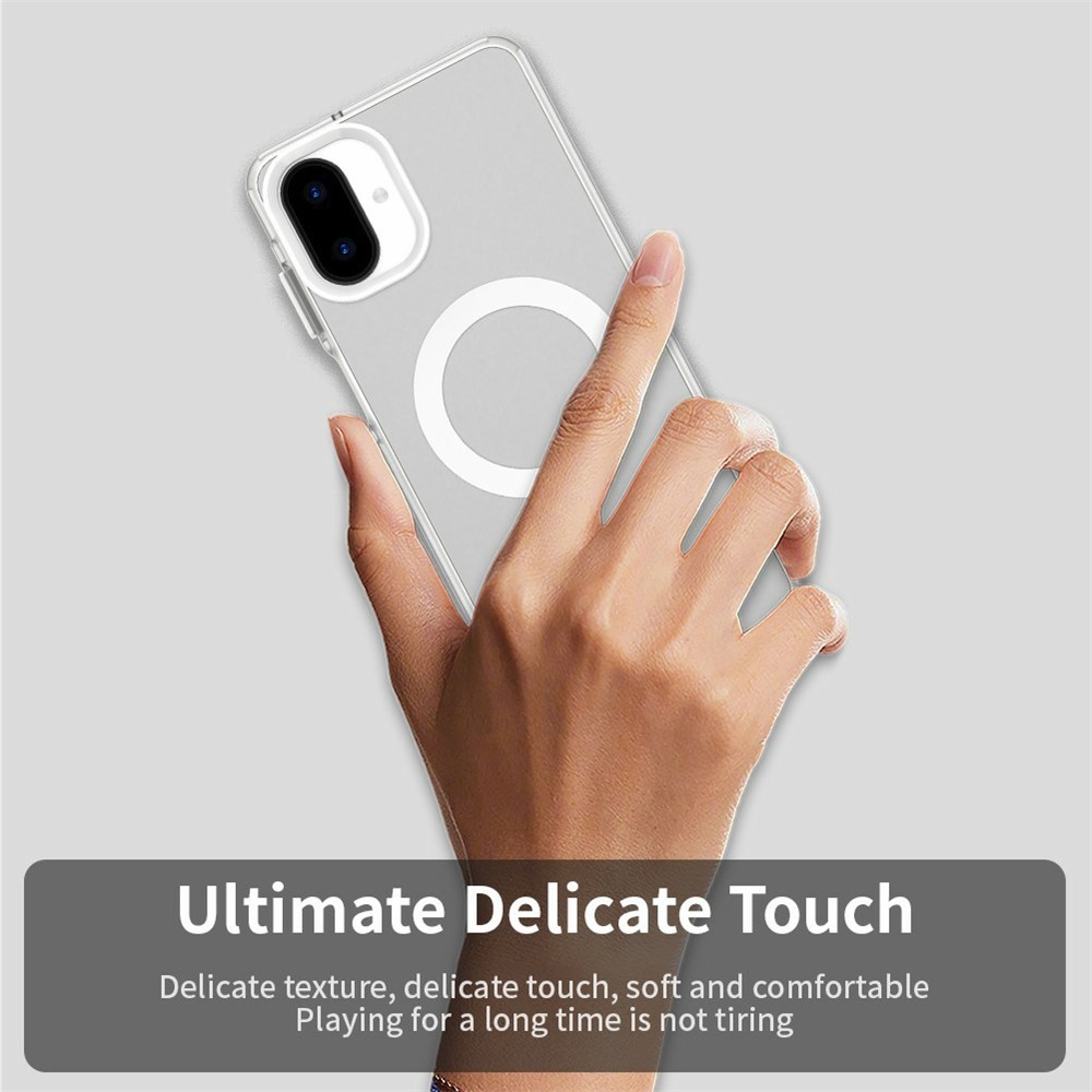 Candy gelový obal MagSafe pro Samsung Galaxy A07 4G - bílý