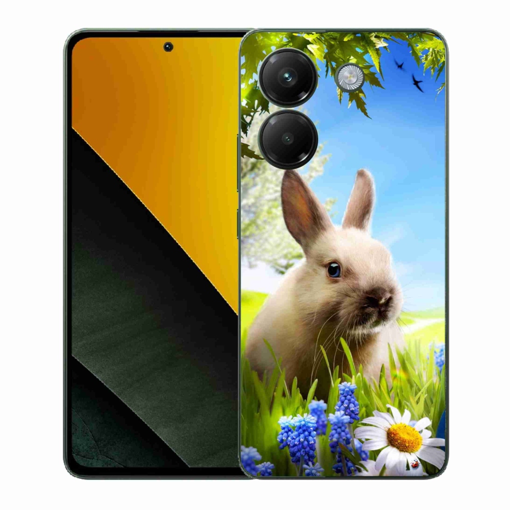 Gelový kryt mmCase na Xiaomi Poco M7 Pro 5G - zajíček