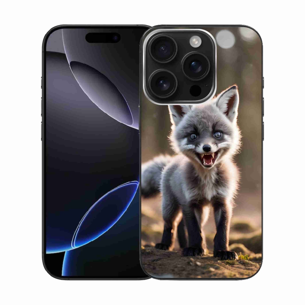 Gelový kryt mmCase na iPhone 16 Pro - rozzuřená liška