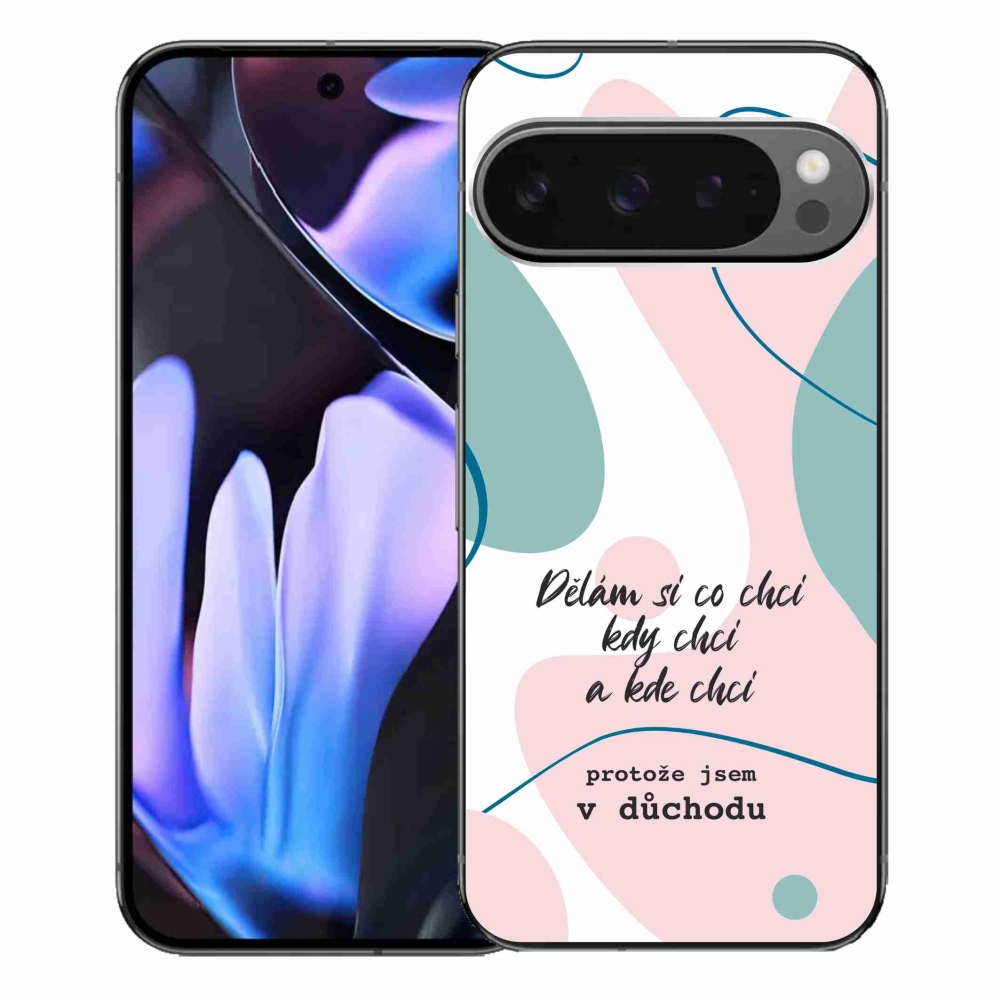 Gelový kryt mmCase na Google Pixel 9 Pro XL - vtipný text 10 bílé pozadí