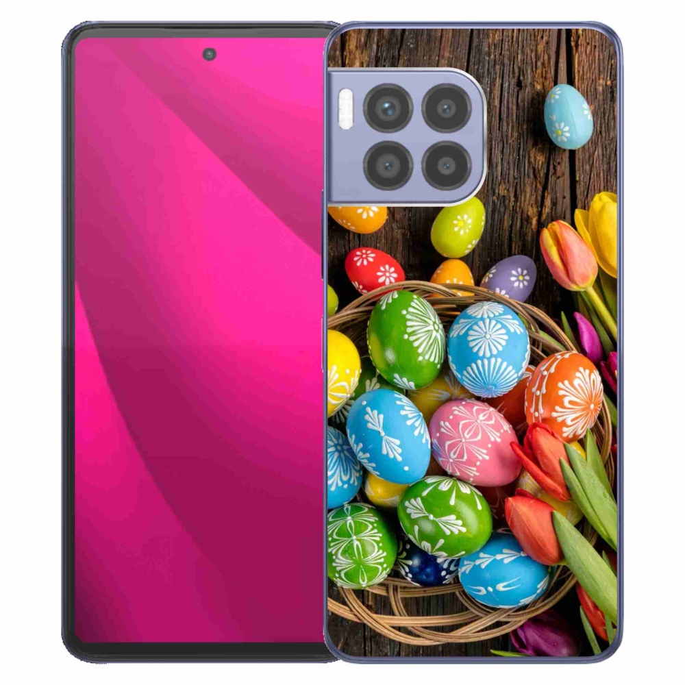 Gelový kryt mmCase na T-Mobile T Phone 2 Pro - velikonoční vajíčka