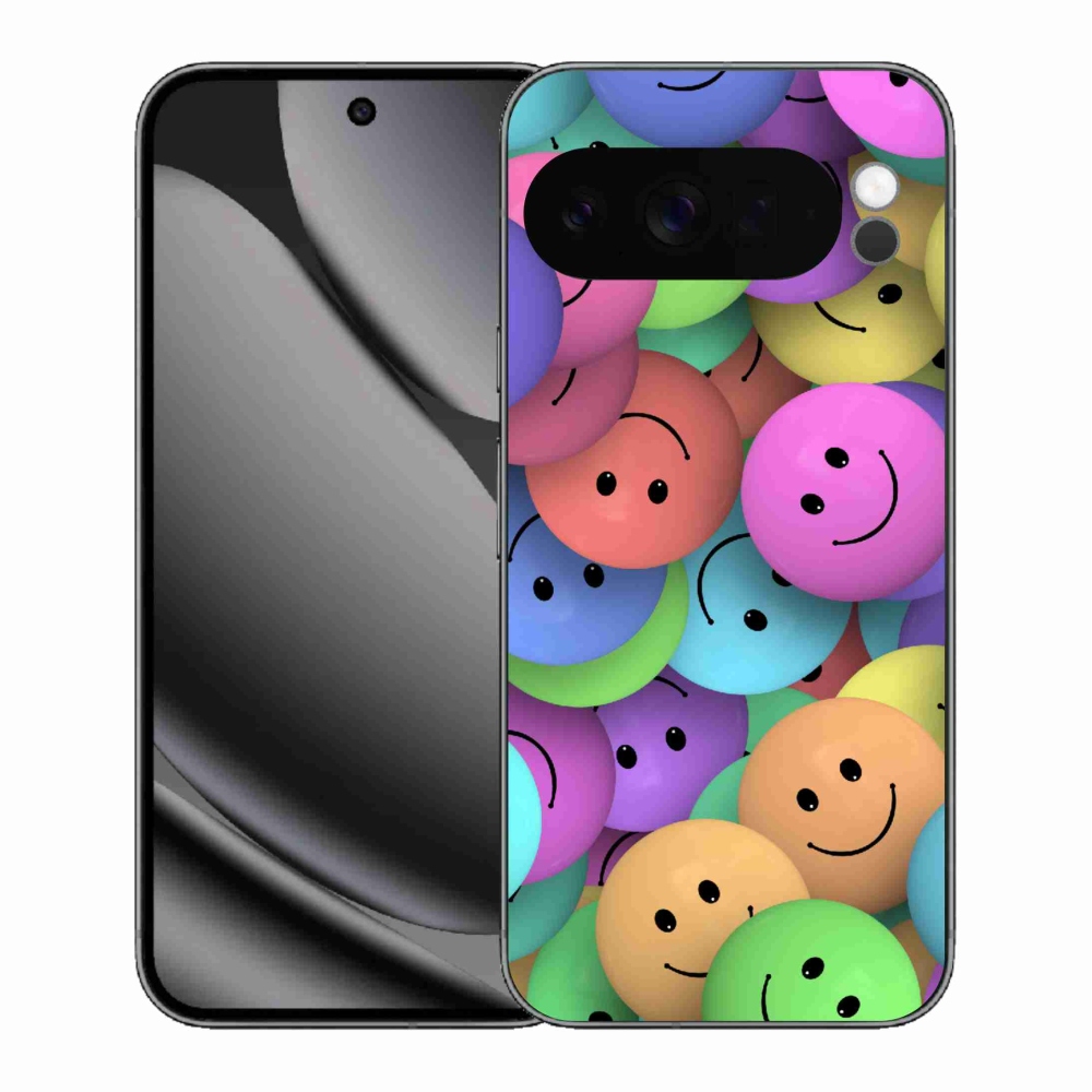 Gelový kryt mmCase na Google Pixel 10 Pro XL - barevní smajlíci