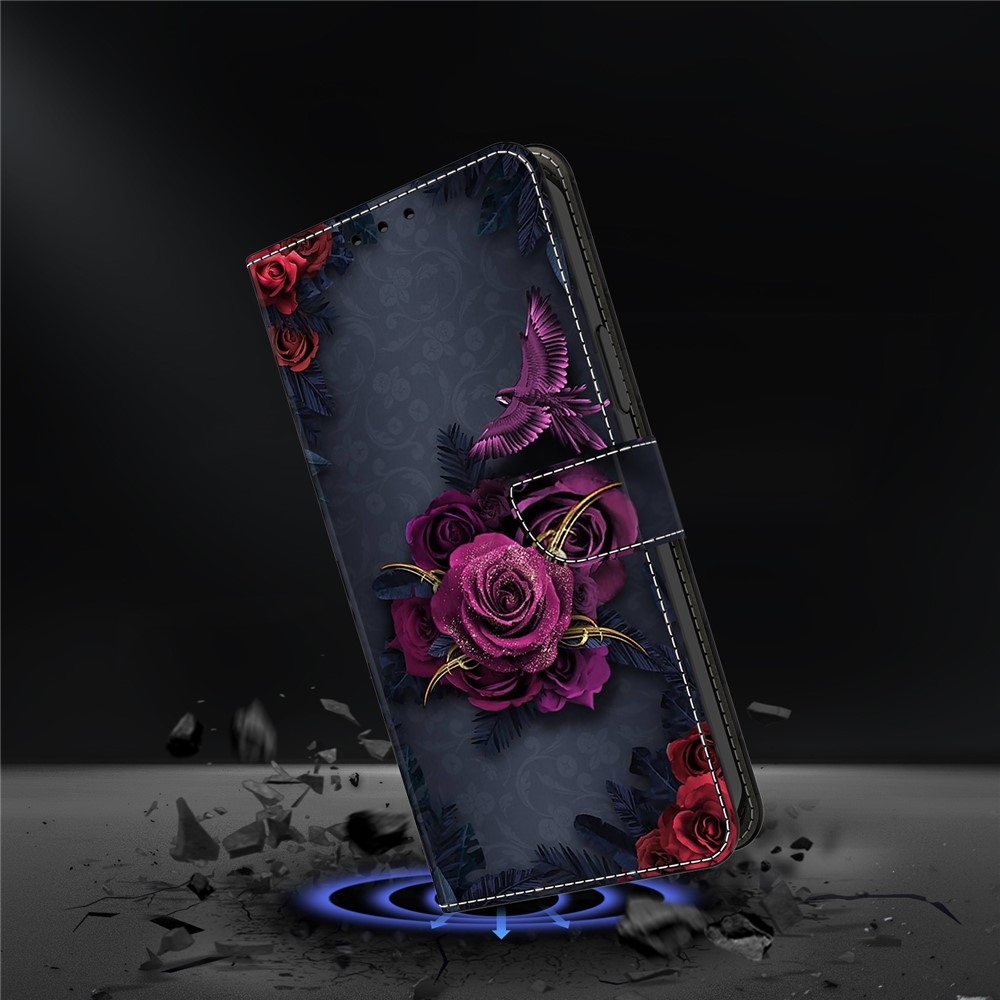 Smooth knížkové pouzdro na Samsung Galaxy A07 4G - fialový květ