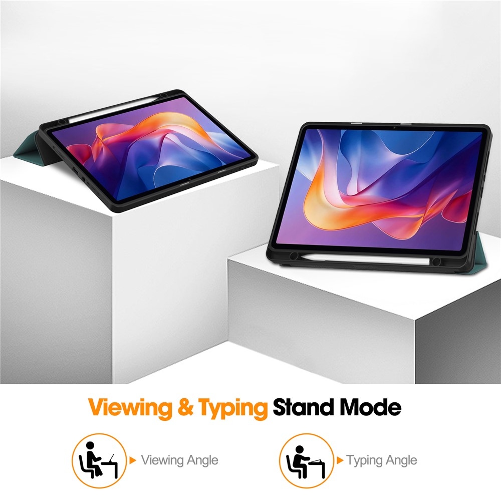 Cases chytré zavírací pouzdro na Xiaomi Redmi Pad 2 - zelené