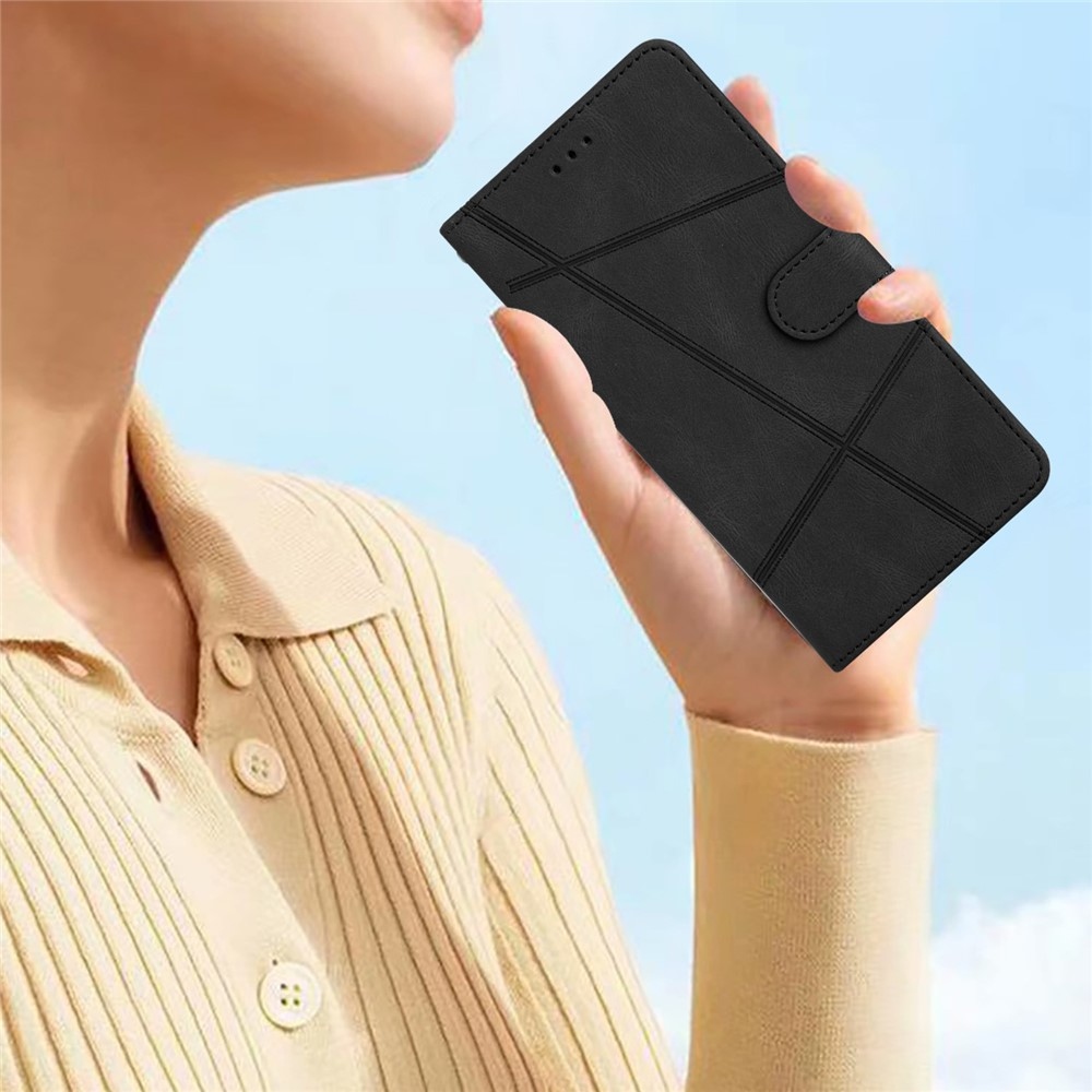 Line knížkové pouzdro na Xiaomi 15T Pro - černé