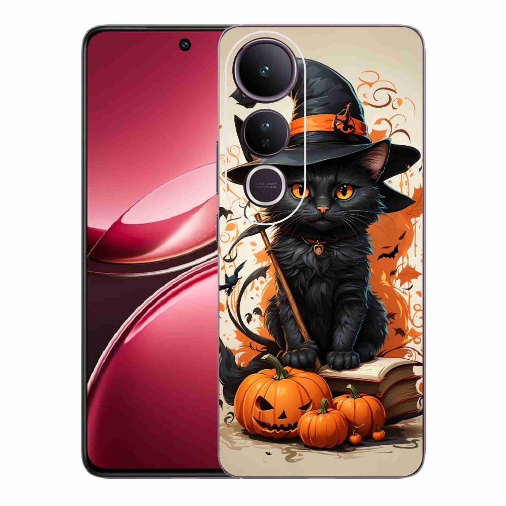 Gelový kryt mmCase na Vivo V50 Lite 4G/5G - kocour čaroděj