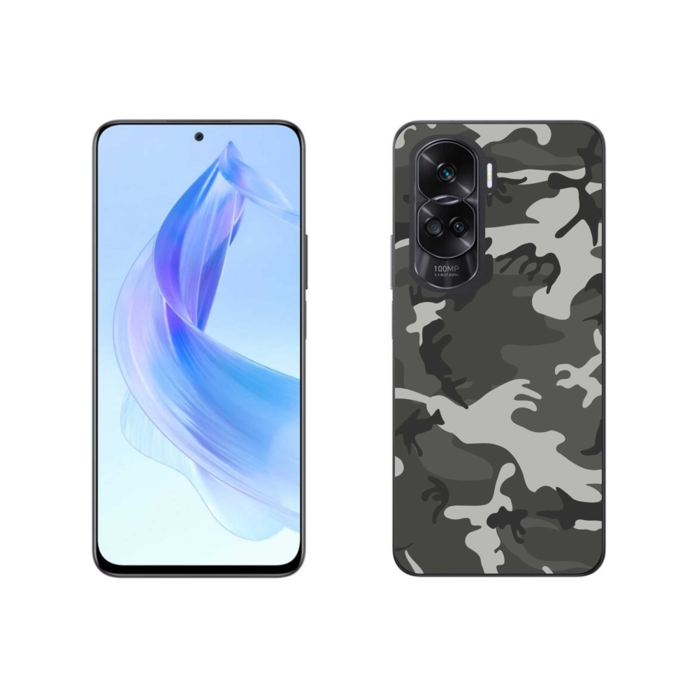 Gelový kryt mmCase na Honor 90 Lite - maskáčový vzor