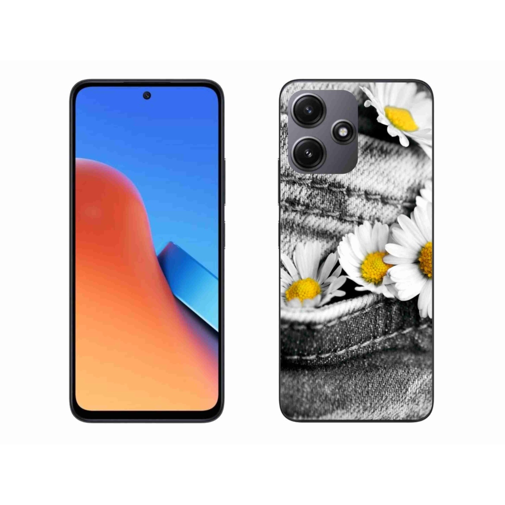 Gelový obal mmCase na Xiaomi Redmi 12 5G - kopretiny