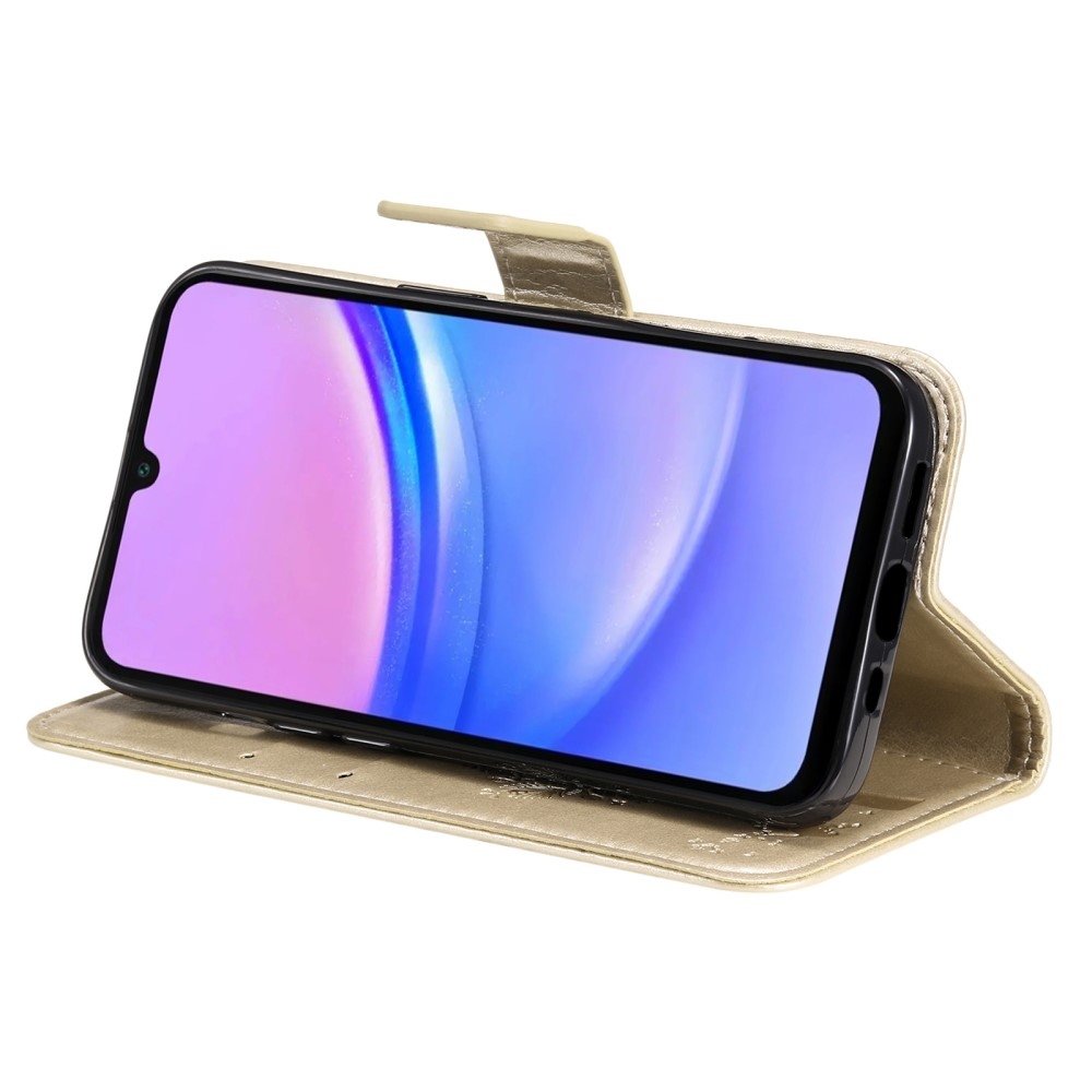 Trees knížkové pouzdro na Samsung Galaxy A16 4G/5G/A26 5G - zlaté