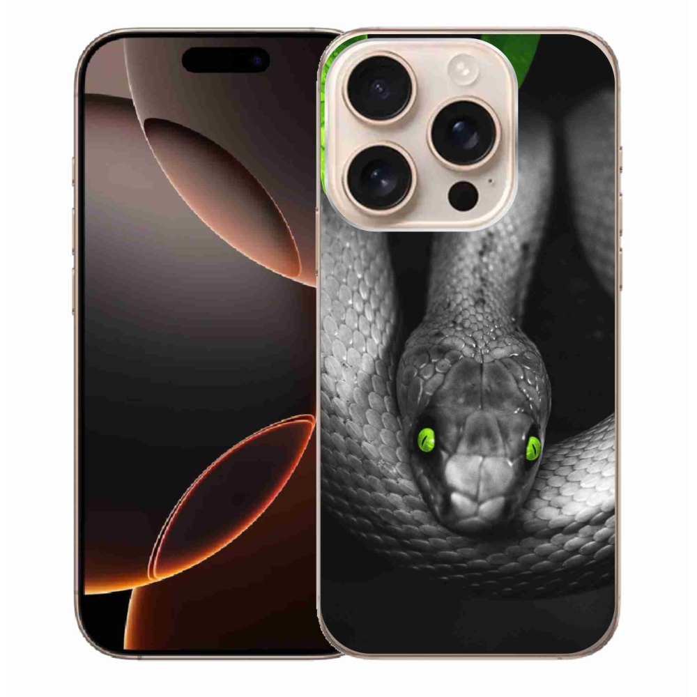 Gelový kryt mmCase na iPhone 16 Pro Max - had
