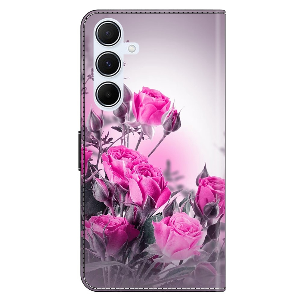 Firmly knížkové pouzdro na Samsung Galaxy A17 5G/A26 5G - růžové květy