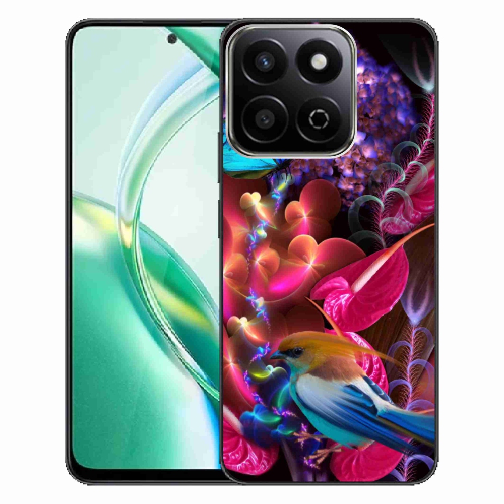 Gelový kryt mmCase na Honor 200 Smart 5G - barevné květiny