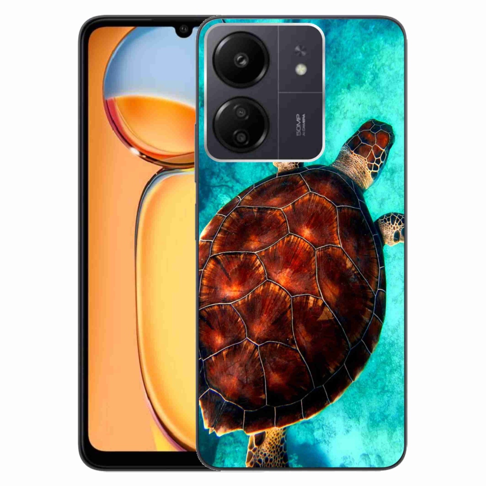 Gelový kryt mmCase na Xiaomi Poco C65/Redmi 13C - želva
