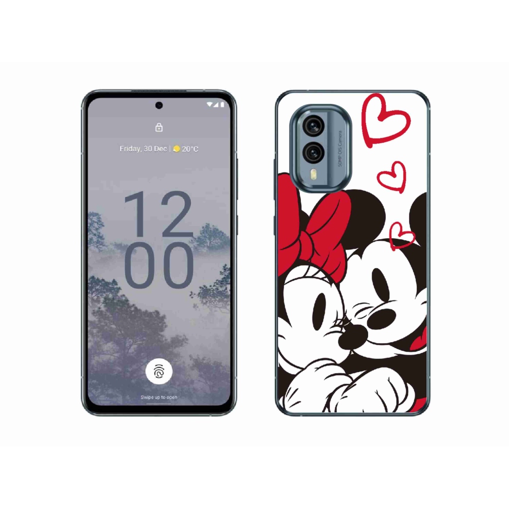 Gelový kryt mmCase na Nokia X30 5G - minnie a mickey