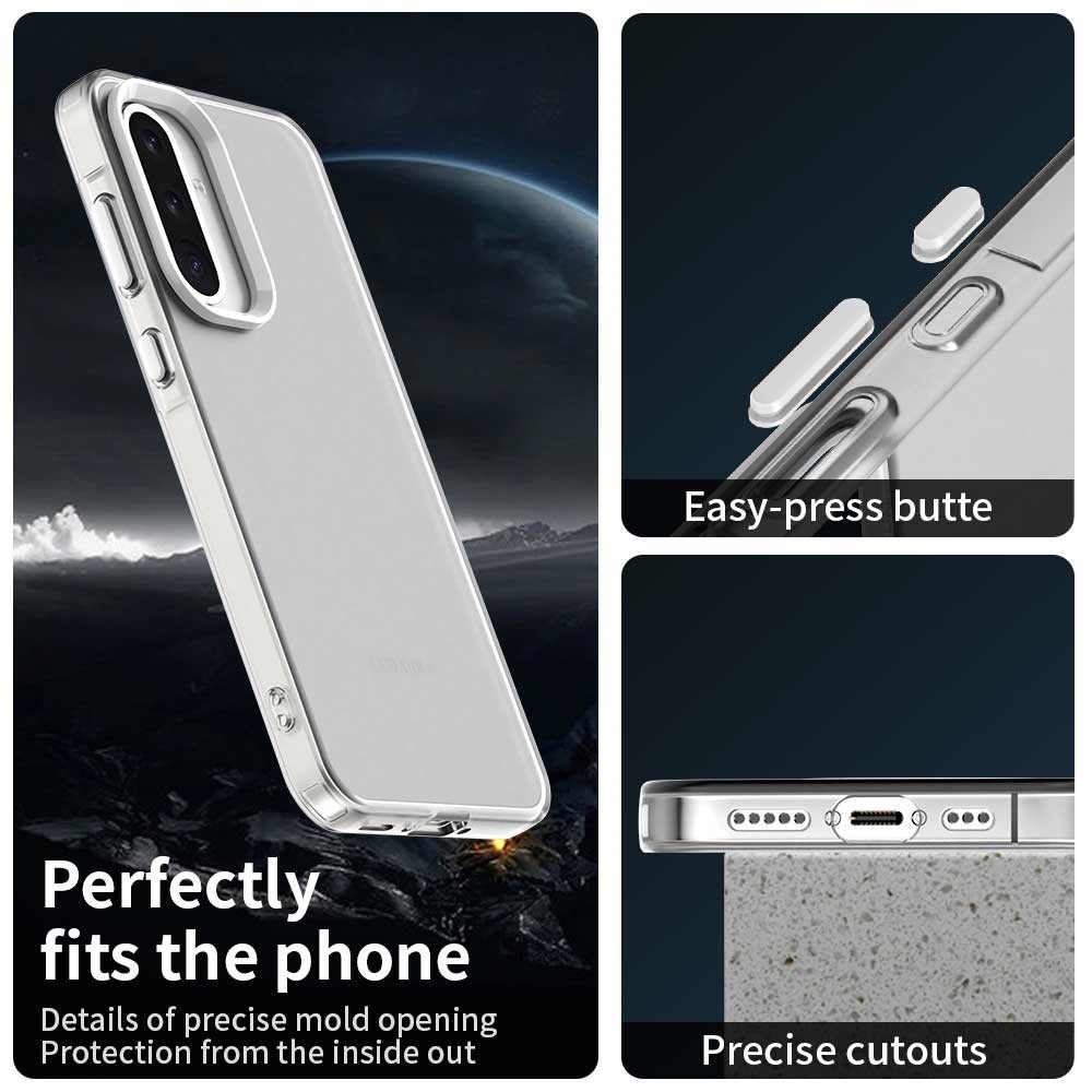 Candy matný gelový obal na Samsung Galaxy A36 5G/A56 5G - bílý
