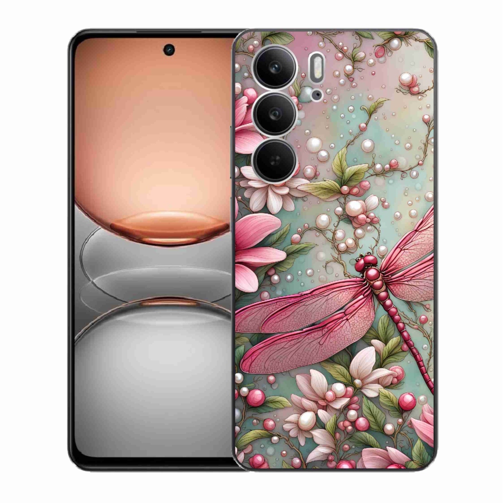 Gelový kryt mmCase na Realme C75 - vážka