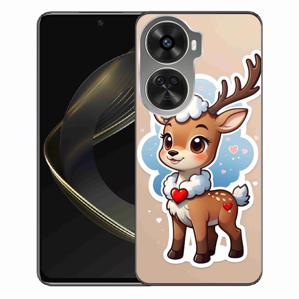 Gelový kryt mmCase na Huawei Nova 12 SE - kreslený sob