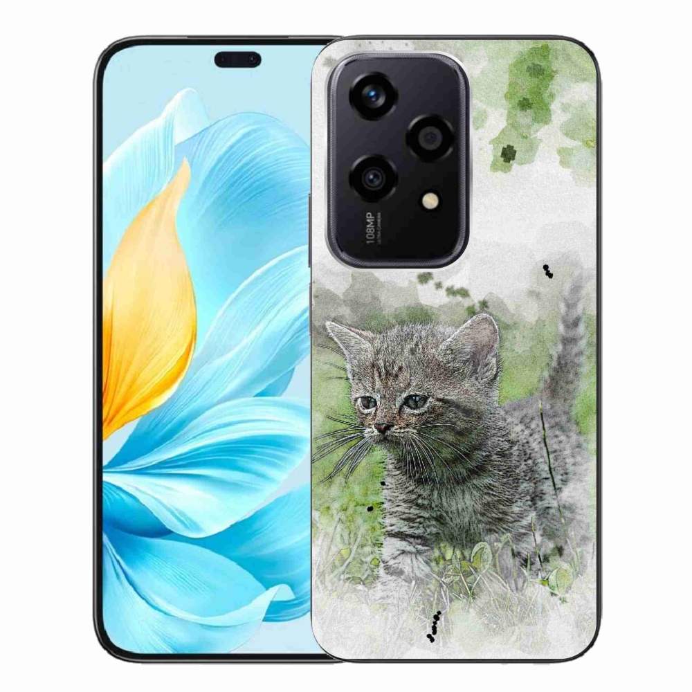 Gelový kryt mmCase na Honor 200 Lite 5G - roztomilé kotě 1