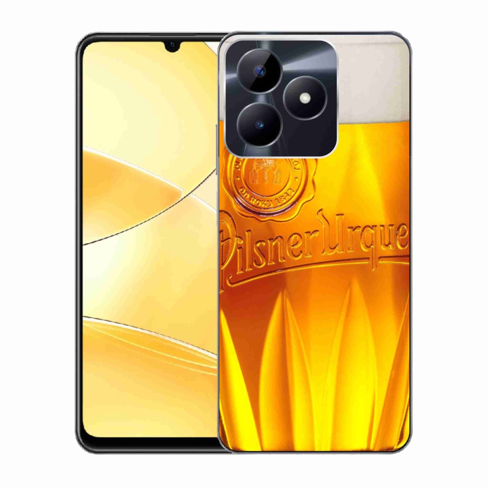 Gelový kryt mmCase na Realme C51/C53 - pivo