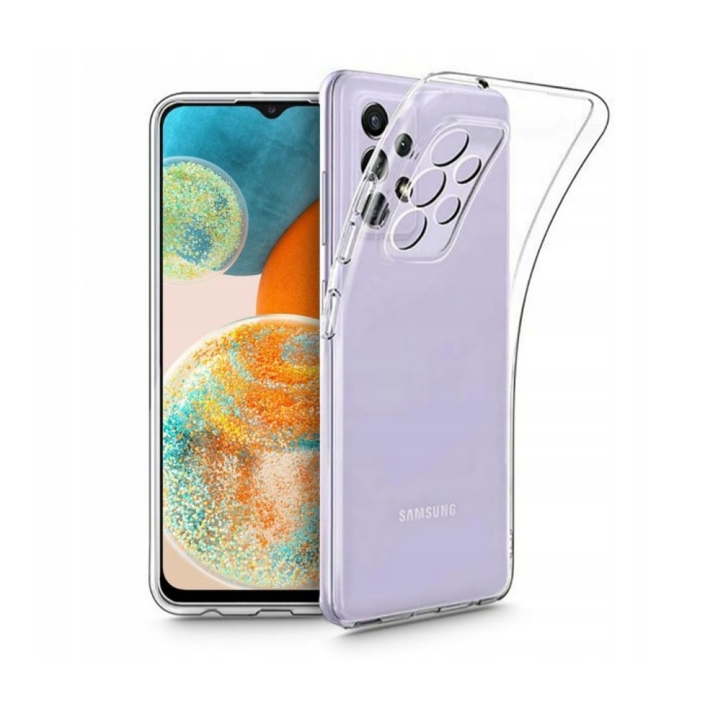 Průhledný gelový obal na mobil Samsung Galaxy A23 4G/5G - průhledný