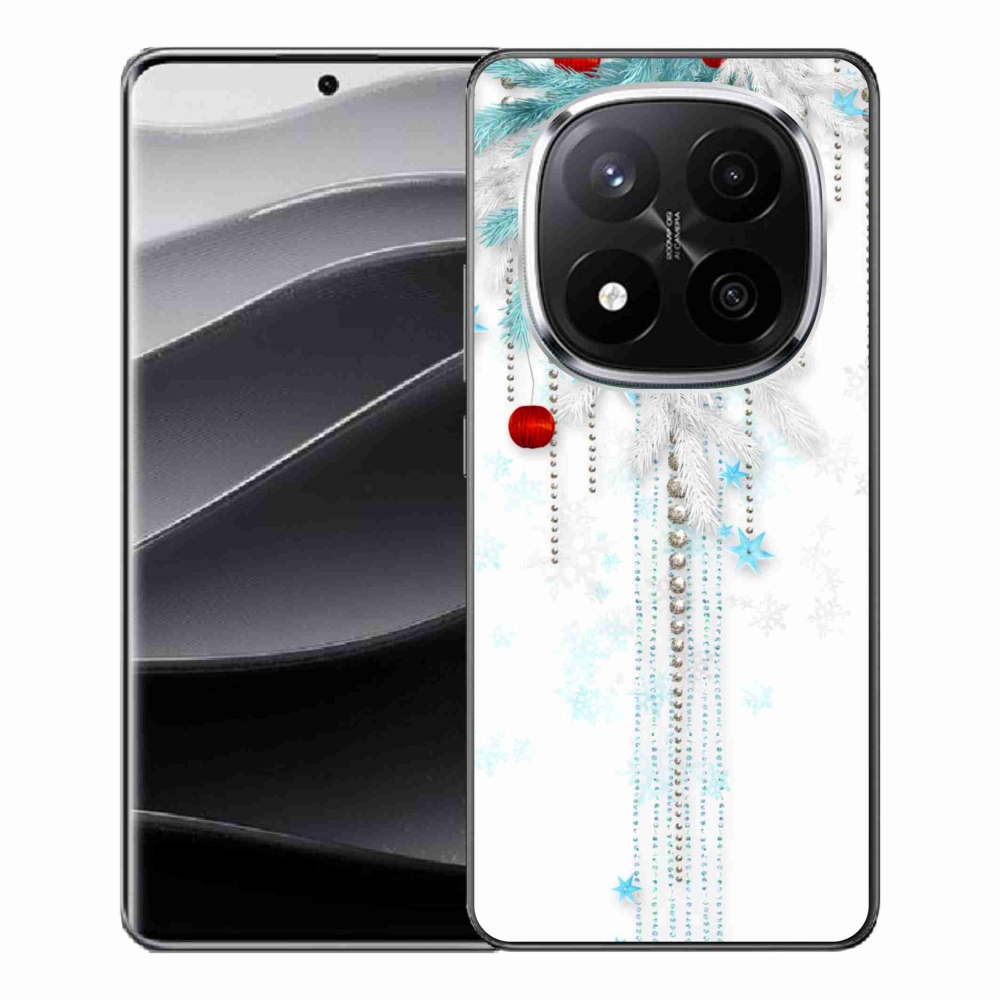 Gelový kryt mmCase na Xiaomi Redmi Note 14 Pro+ 5G - vánoční ozdoby