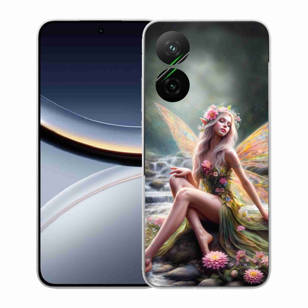 Gelový kryt mmCase na Xiaomi Poco F7 5G - motýlí žena 1