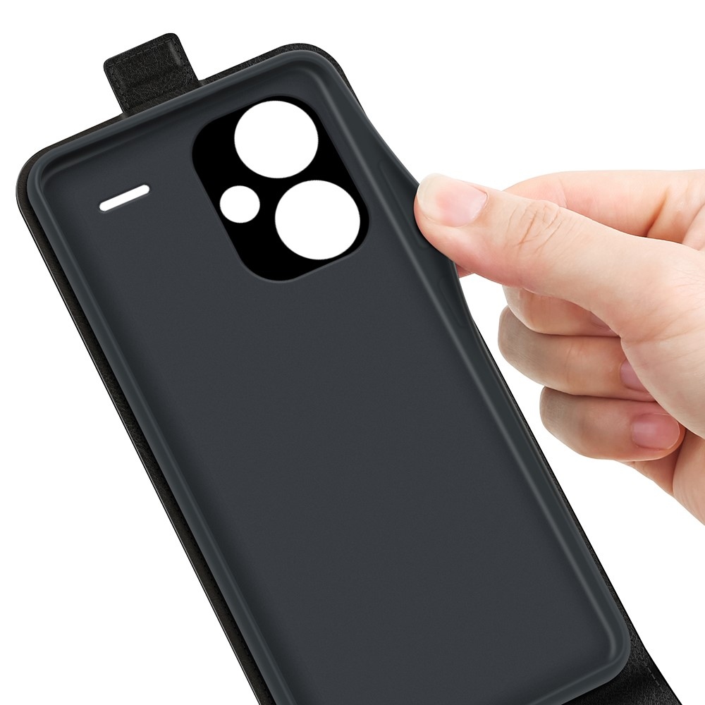 Vertical flipové pouzdro na Xiaomi Redmi Note 13 Pro+ 5G - černé