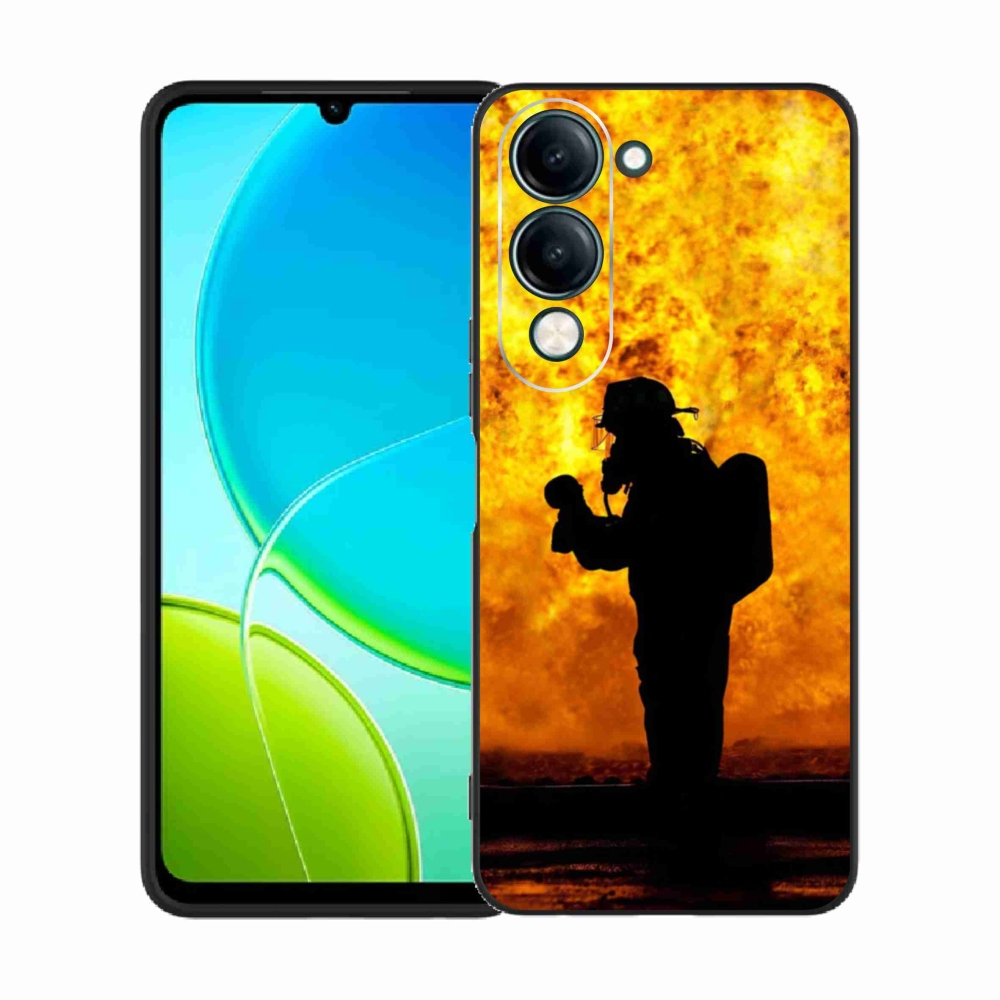 Gelový kryt mmCase na Vivo Y29s 5G - hasič