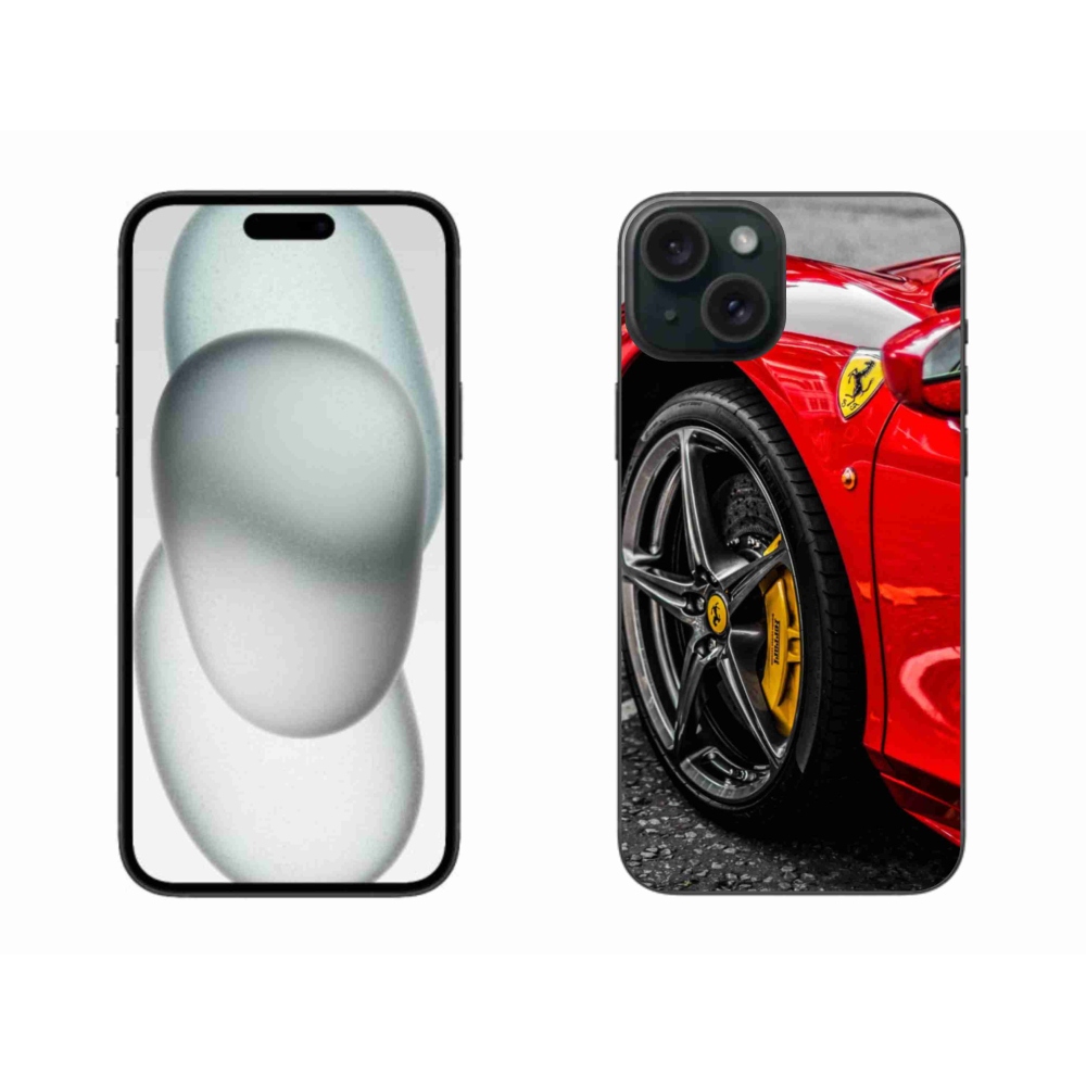 Gelový kryt mmCase na iPhone 15 Plus - auto 1