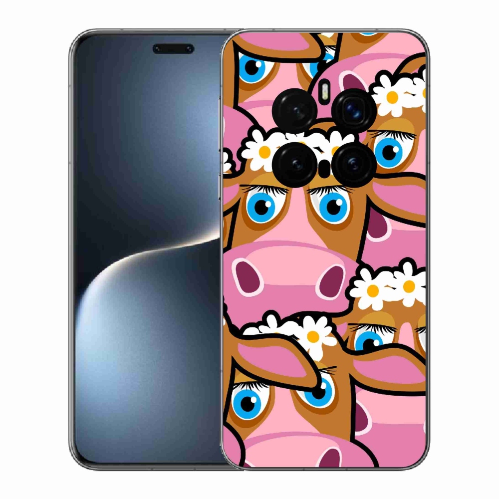 Gelový kryt mmCase na Honor Magic 7 Pro 5G - kreslené kravičky
