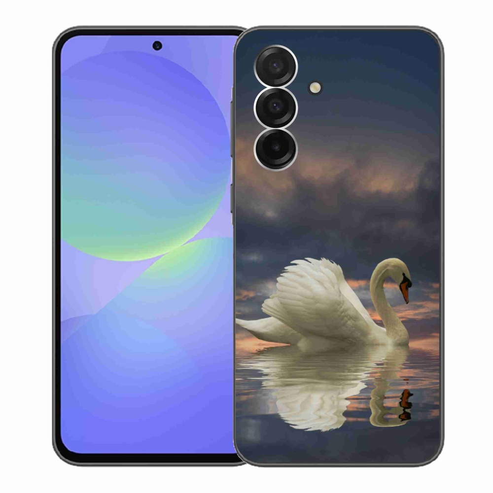 Gelový kryt mmCase na Samsung Galaxy A36 5G - labuť