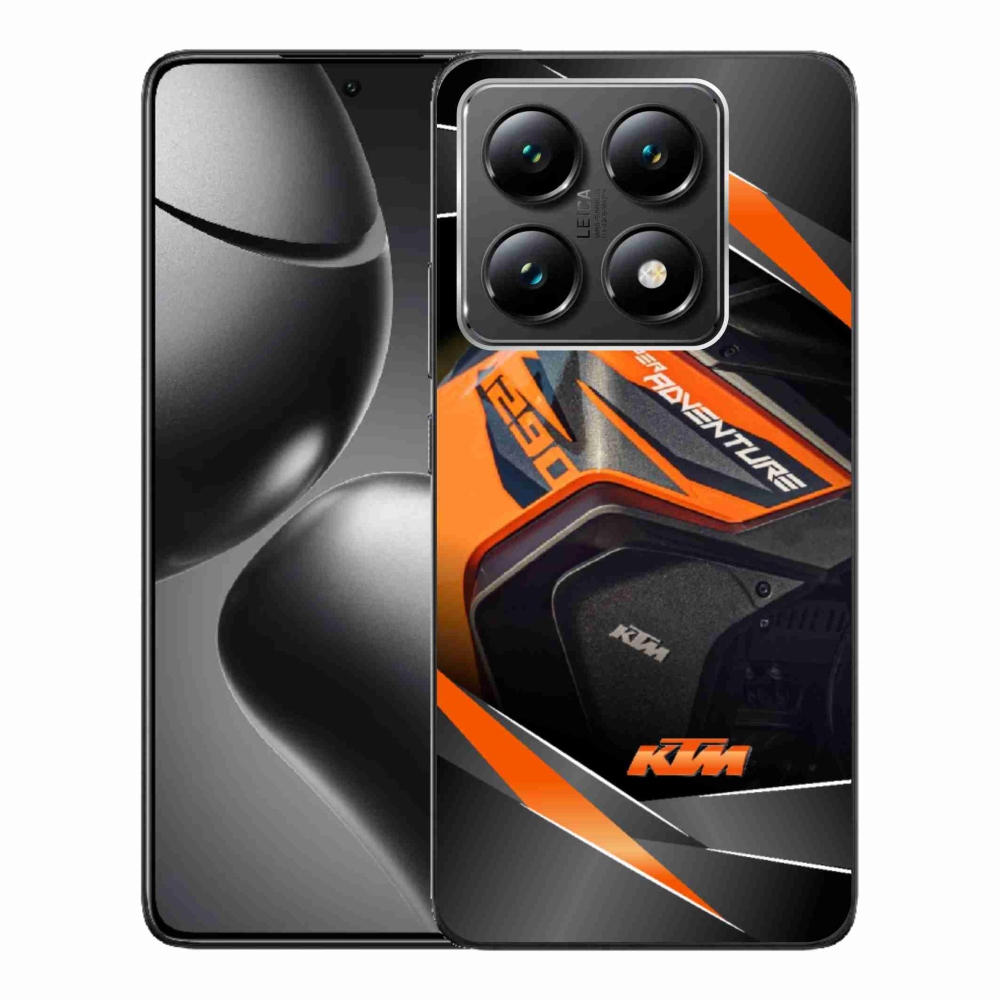 Gelový kryt mmCase na Xiaomi 14T - motorka ktm