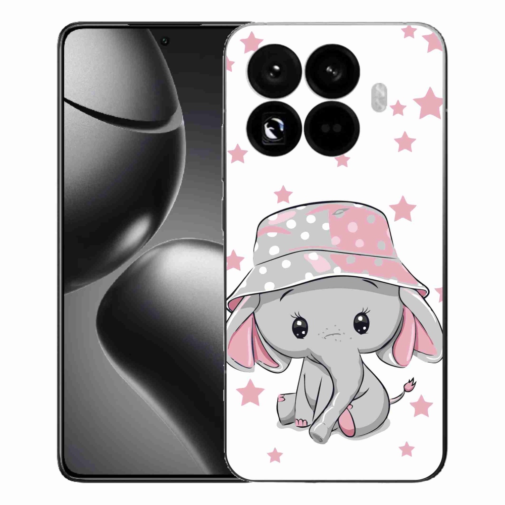 Gelový kryt mmCase na Xiaomi 15T Pro - růžový slon