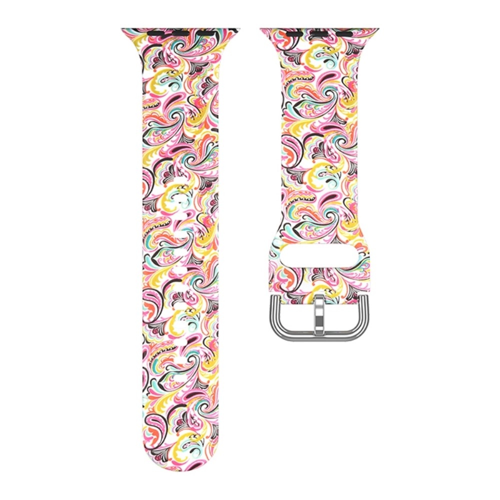 Print silikonový řemínek na Apple Watch Ultra/Ultra 2 49mm/SE/SE 2022/2023 44mm/9/8/7 45mm/6/5/4 44mm/3/2/1 42 mm - vzor A