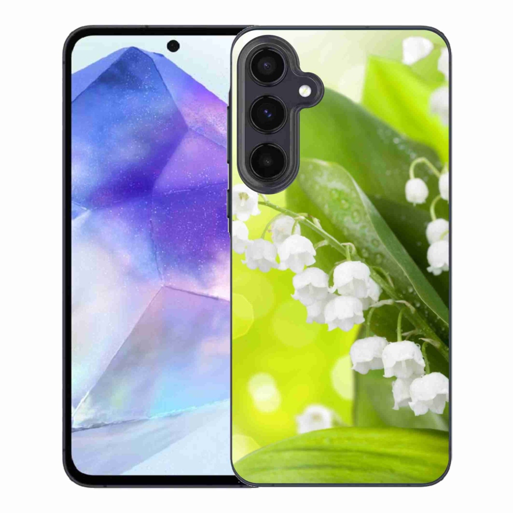 Gelový kryt mmCase na Samsung Galaxy A55 5G - konvalinka