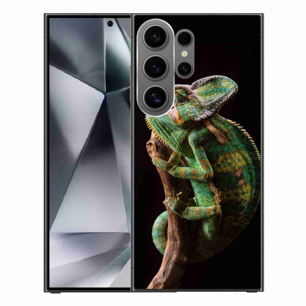 Gelový kryt mmCase na Samsung Galaxy S24 Ultra - chameleon