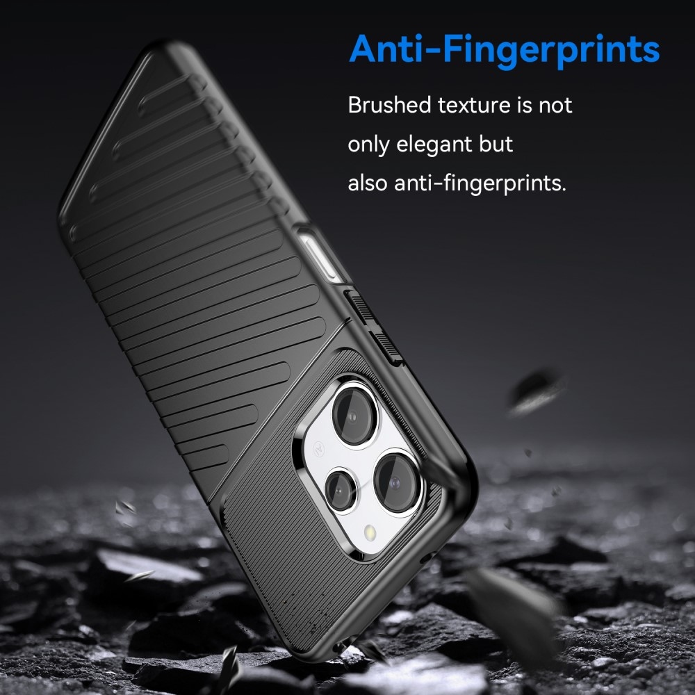 Thunder odolný gelový obal na Xiaomi Redmi 12 4G/5G - černý