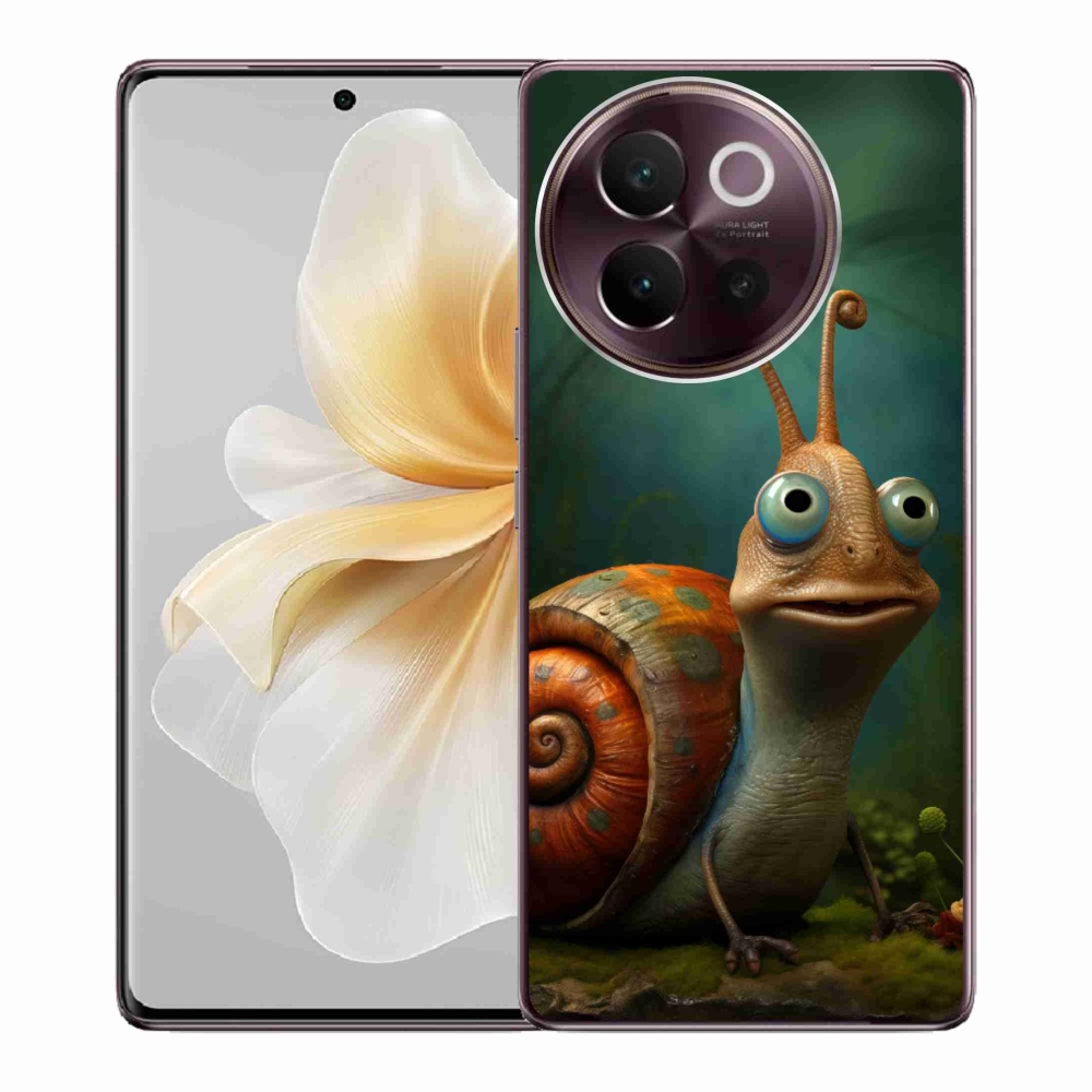 Gelový kryt mmCase na Vivo V40 Lite 5G - šnek