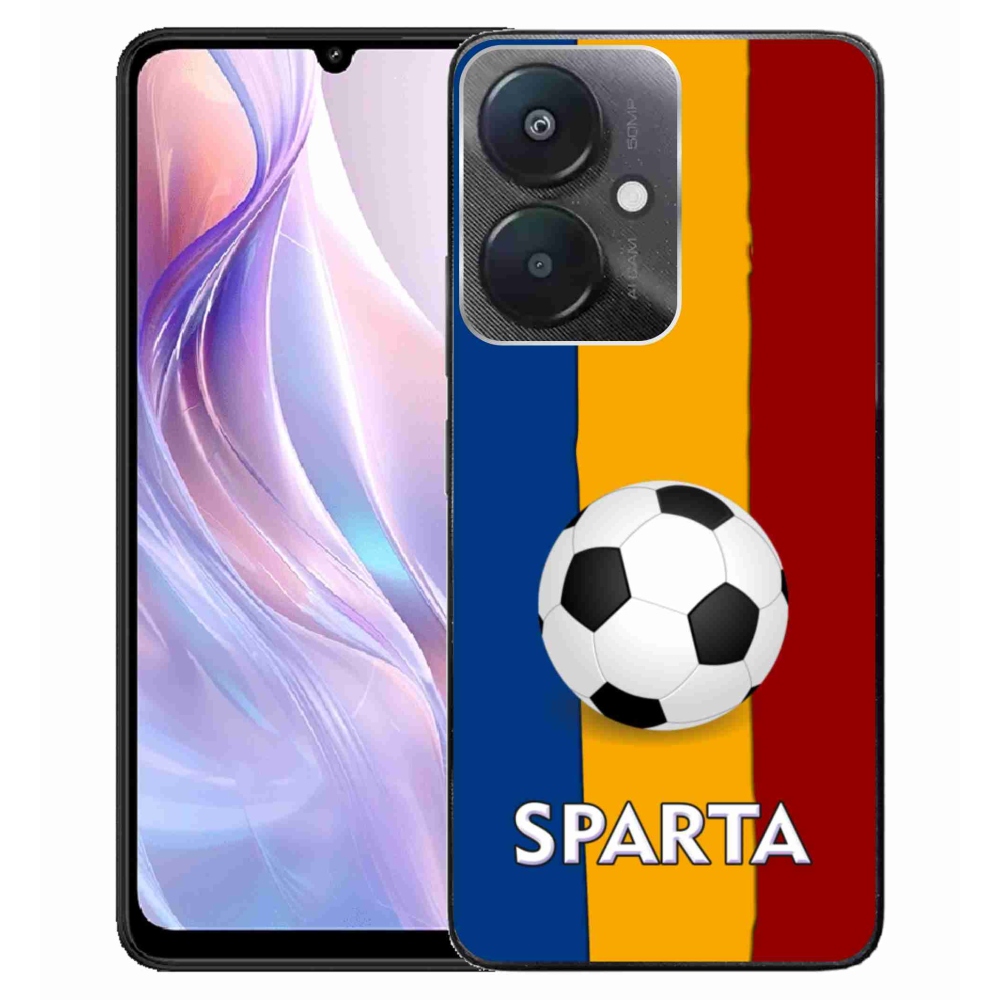 Gelový kryt mmCase na Xiaomi Redmi 13C 5G - fotbal 1