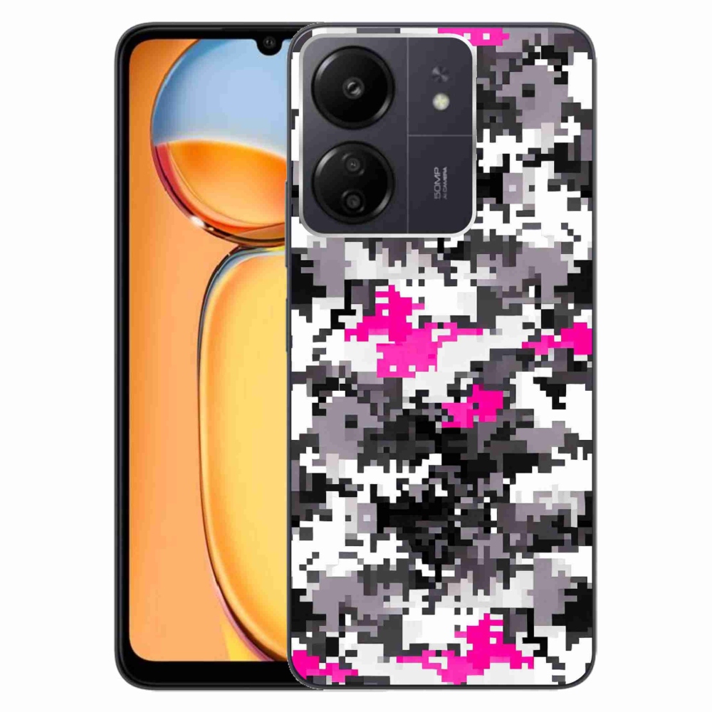 Gelový kryt mmCase na Xiaomi Poco C65/Redmi 13C - maskáčový vzor 4