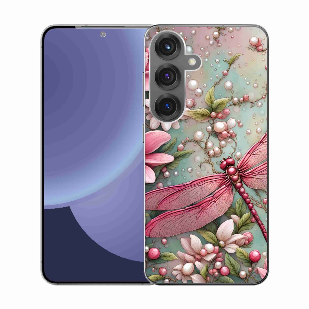 Gelový kryt mmCase na Samsung Galaxy S25 - vážka
