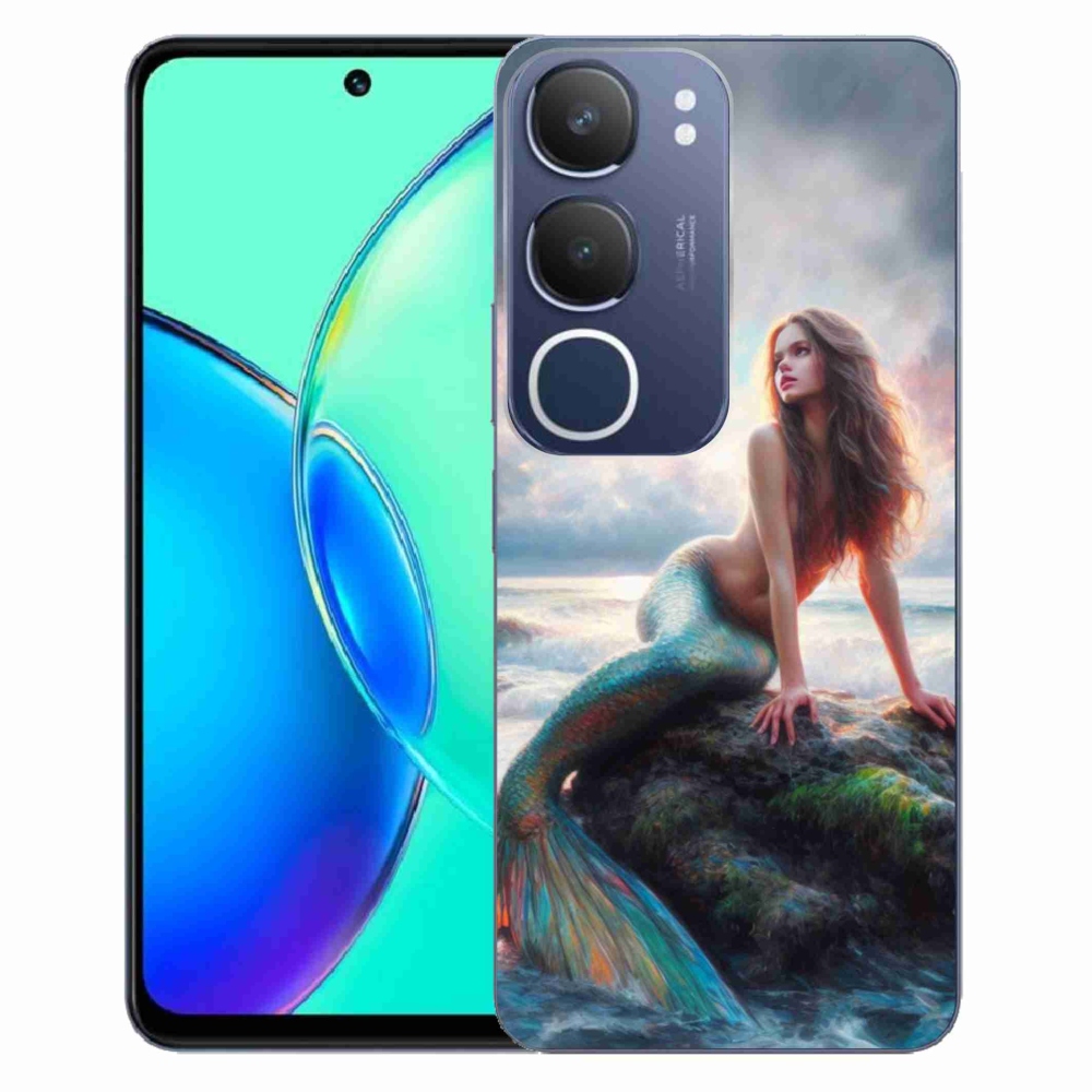 Gelový kryt mmCase na Vivo Y19s - mořská panna
