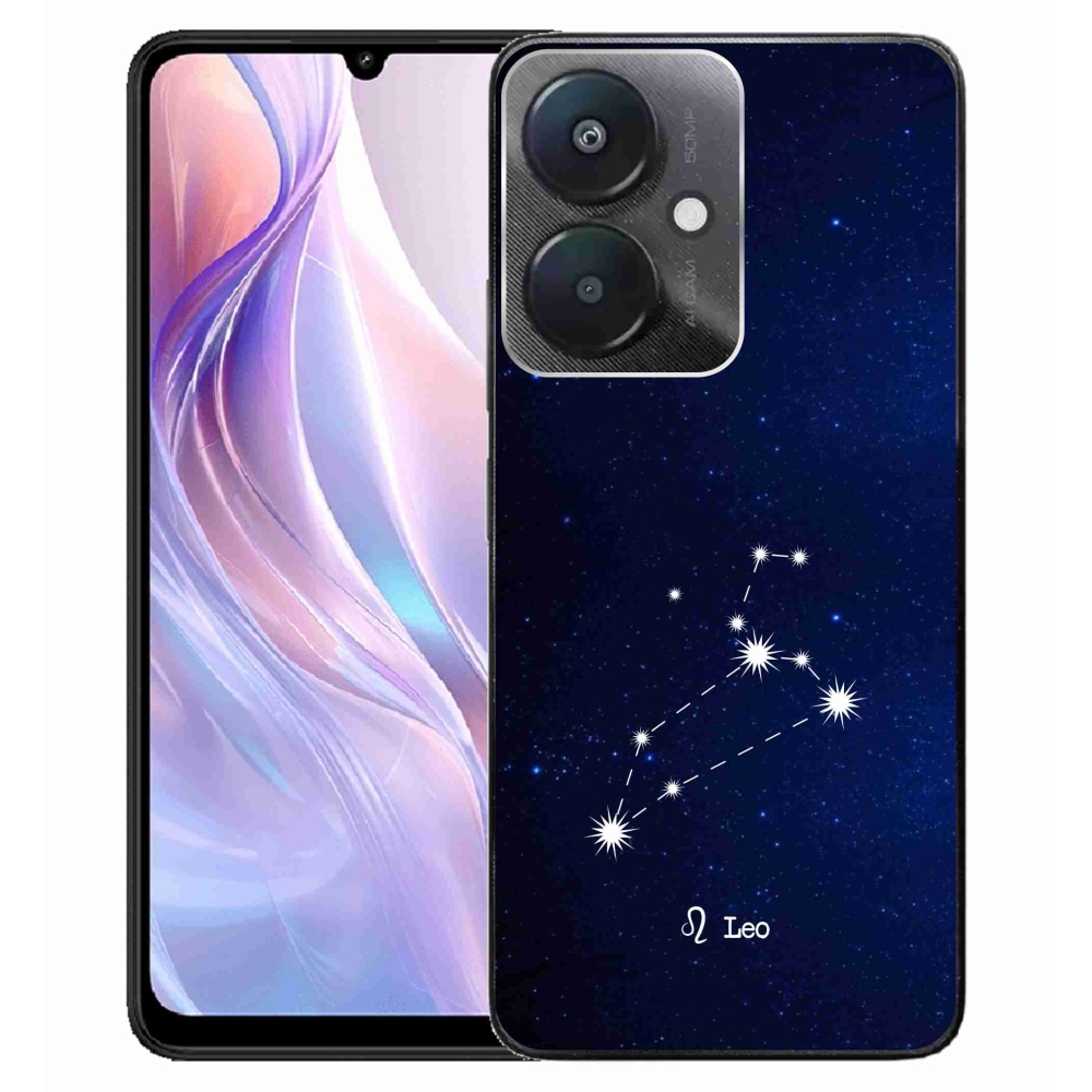 Gelový kryt mmCase na Xiaomi Redmi 13C 5G  - souhvězdí Lva