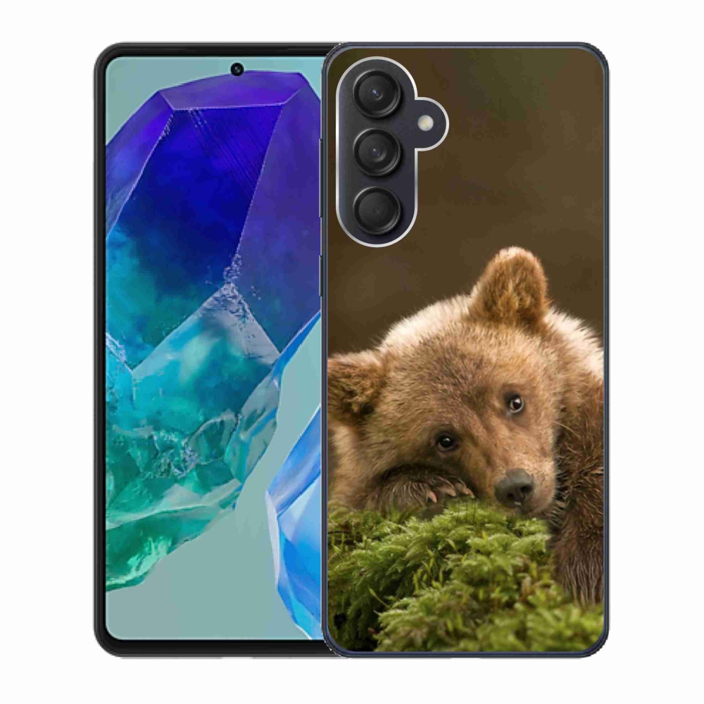 Gelový kryt mmCase na Samsung Galaxy M55 5G - medvěd