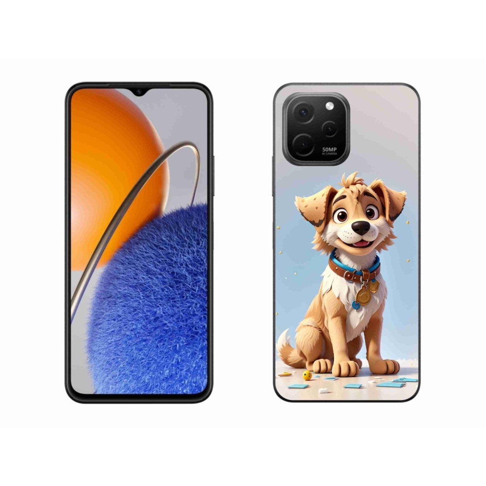 Gelový kryt mmCase na Huawei Nova Y61 - kreslené štěně