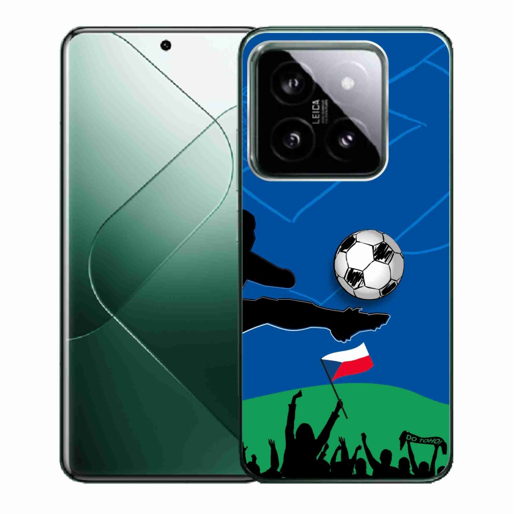 Gelový kryt mmCase na Xiaomi 14 - fanoušci fotbalu