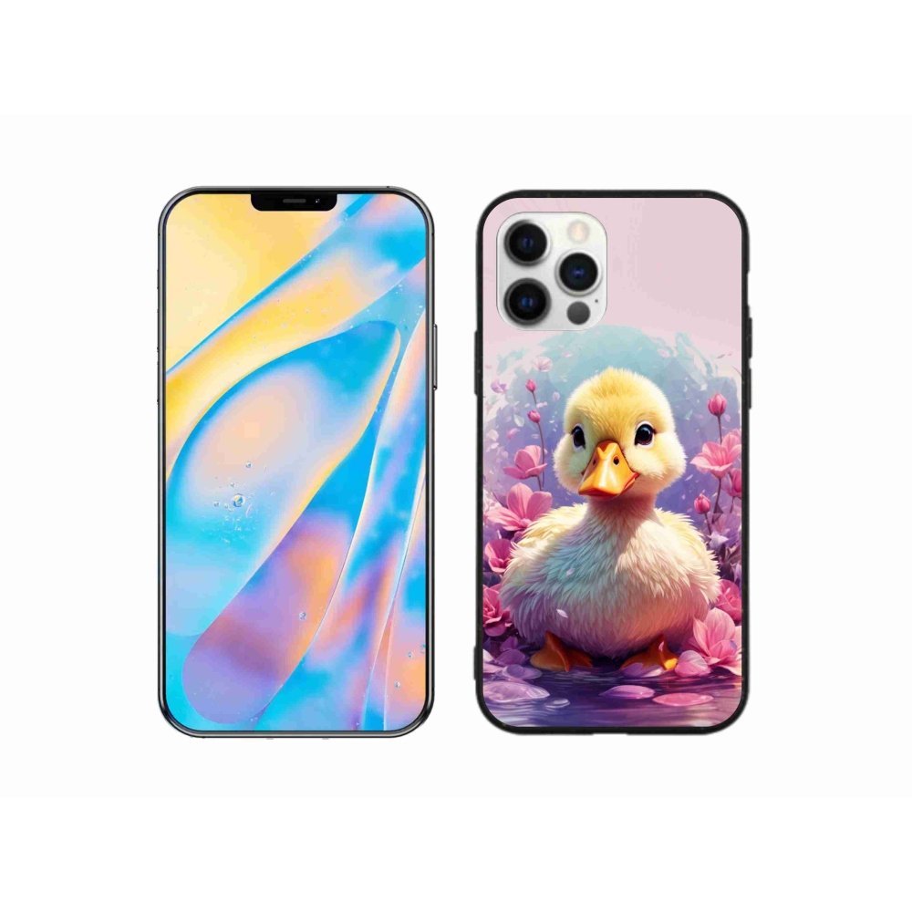 Gelový kryt mmCase na iPhone 12 Pro - kachnička