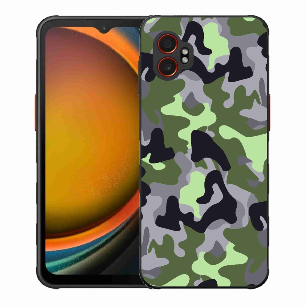 Gelový kryt mmCase na Samsung Galaxy Xcover 7 Pro - maskáčový vzor 7