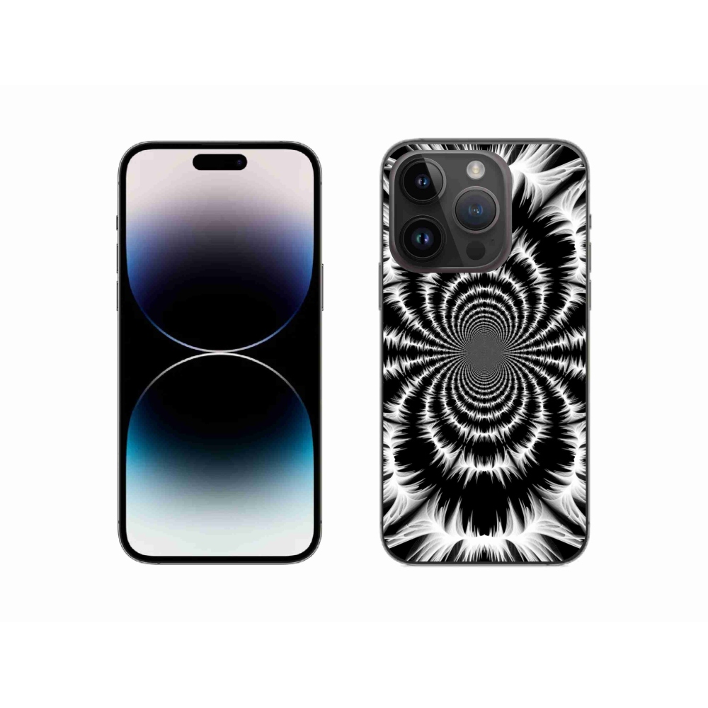 Gelový kryt mmCase na iPhone 14 Pro - abstrakt 23