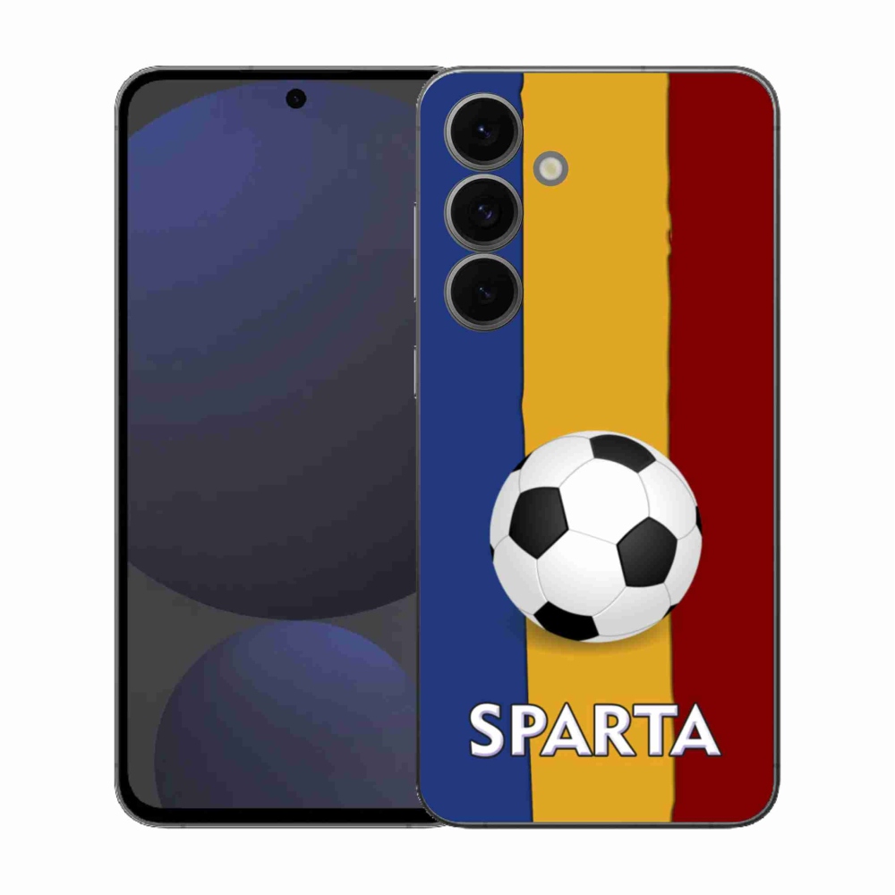 Gelový kryt mmCase na Samsung Galaxy S25 FE - fotbal 1